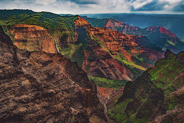 Paradise Photograph - Waimea Canyon Colors - Kauai, Hawaii by Abbie Warnock