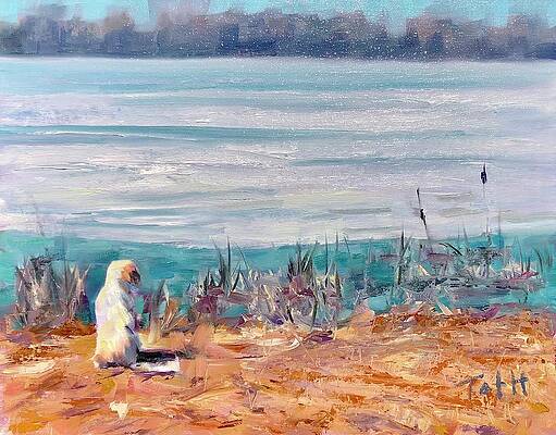 Painting - Waiting For The Thaw by Laura Toth