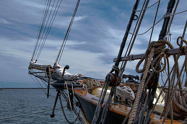 Michigan Photograph - Waiting To Sail #2 by Vi Ray