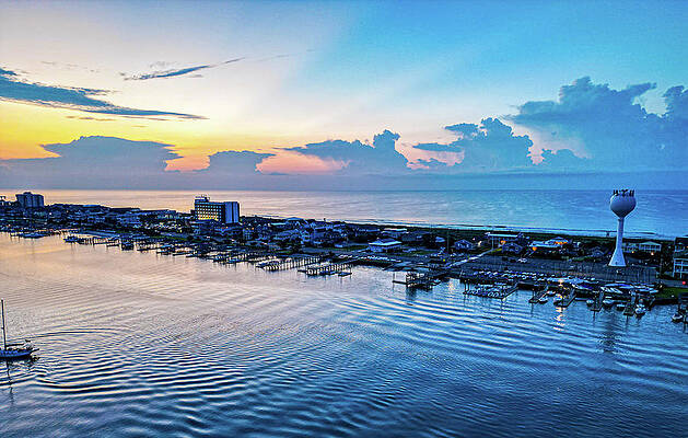 Sunrise Wall Art featuring the photograph Waking Up The Island by Oceanic SkyView