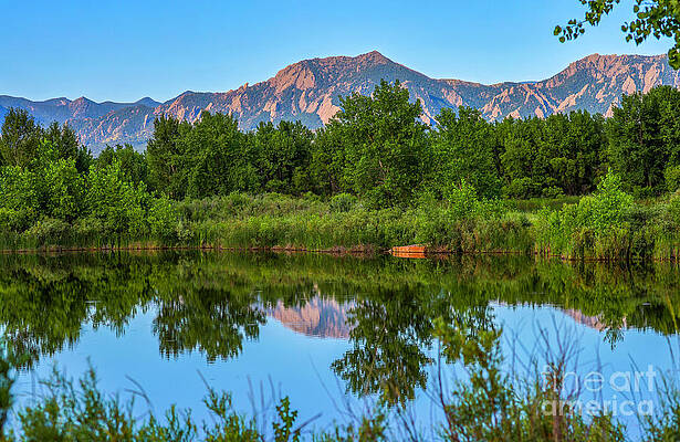 Colorado Wall Art featuring the photograph Walden Ponds Boulder Colorado by Shirley Dutchkowski