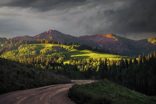Dramatic Mountain Landscape Photograph