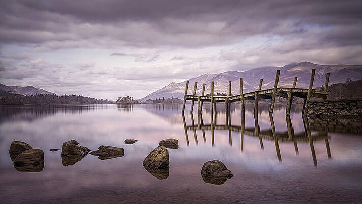 Winter Wall Art featuring the photograph Warped Waters Edge by Charnwood Photography Fine Art
