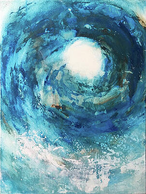 Abstract Wall Art featuring the painting Warrior As One by Rodney Frederickson