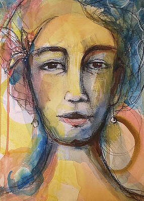 Wall Art featuring the mixed media Wash Away by Mary Conner