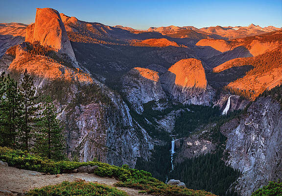 Sunset Photograph - Washburn Point Sunset - Yosemite, California by Abbie Warnock