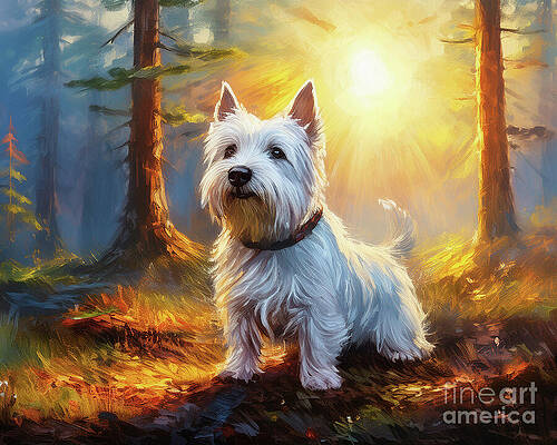 Summer Digital Art - Watching For Squirrels by Macro Abundance