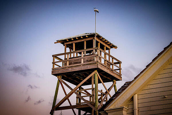 Wall Art featuring the photograph Watchtower Sunset by Blair Damson