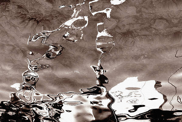 water abstraction,rippled,paint,abstract,brown,beige,colors by Severija Kirilovaite