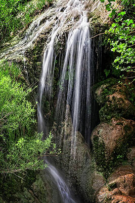 Nature Wall Art featuring the photograph Water Flowing Among The Rocks by Kelley King