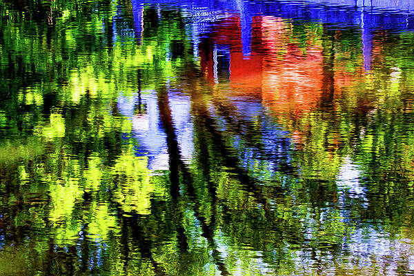 Vibrant Wall Art featuring the photograph Water Is Our Mirror by Tatiana Travelways