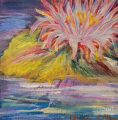 Painting - Water Lily by Angela J Murray