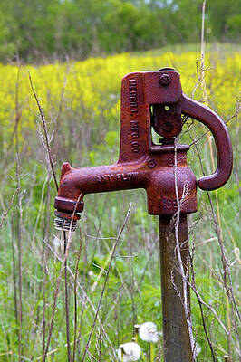 Photograph - Water Pump by Robert Allen Hill