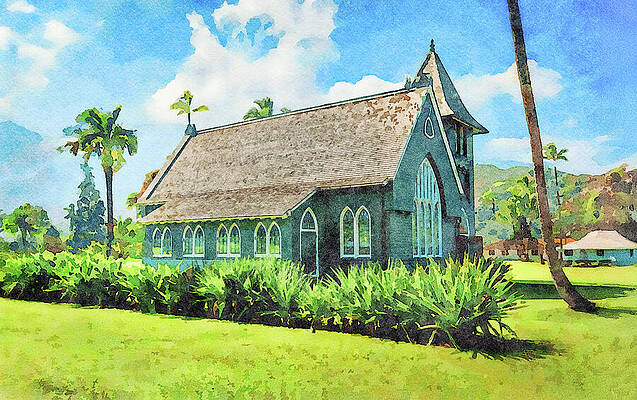 Charming Country Church Wall Art