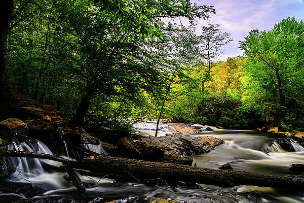 Atlanta Wall Art featuring the photograph Waterfall At Sweetwater Creek, Lithia Springs GA by Anthony Hightower