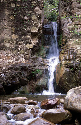 Waterfall Photograph - Waterfall Steps 2 by Barbara Siegel