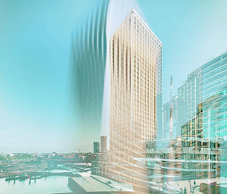 British Columbia Photograph - Waterfront Vancouver Canada Cinematic 0165-300 by Neptune Images