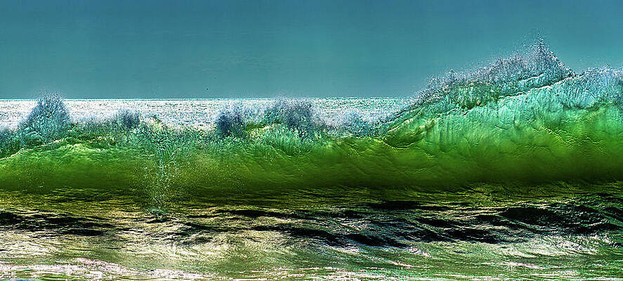 Nature Wall Art featuring the photograph Wave Crash At Playa El Delfin by Tommy Farnsworth