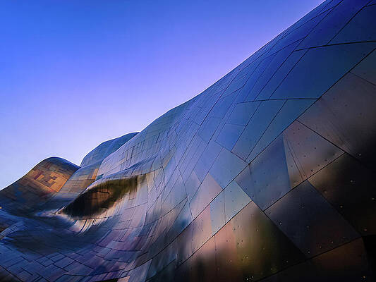 Architecture Photograph - Waves Of Metal by Nova Rae