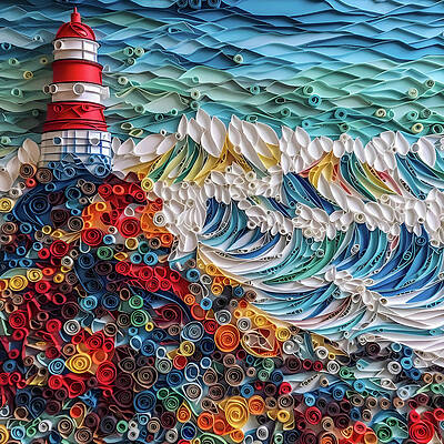 Digital Art - Waves Of Portugal by Paul Charles