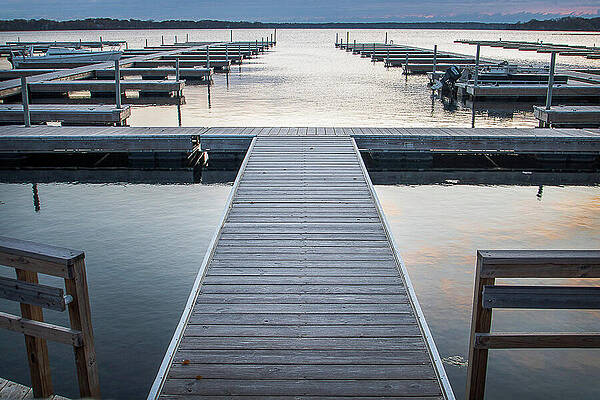 Serene Photograph - WBL_Tally's Dock by Mark Triplett