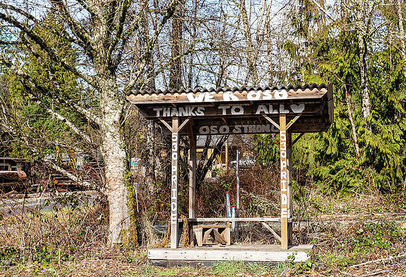 2023 Photograph - We R Oso Trail Shelter by Tom Cochran