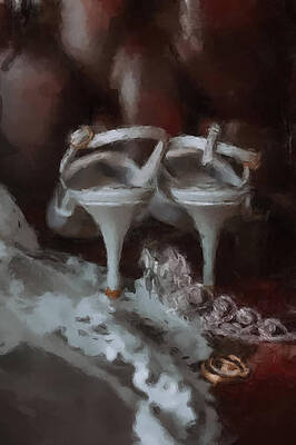 Painting - Wedding Heels by Gary Arnold