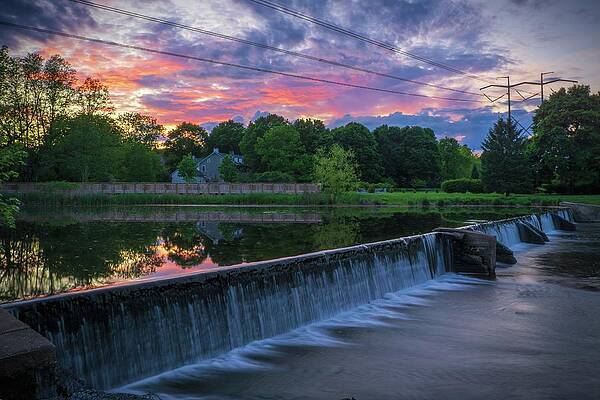 Sunrise Wall Art featuring the photograph Wehr's Dam Spectacular Sunset by Jason Fink