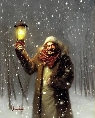 Welcoming Fellow in the Snow by Annalisa Rivera-Franz
