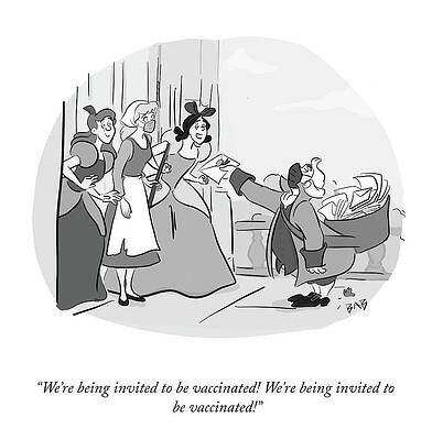 Fairy Tale Drawing - We're Being Invited by Brooke Bourgeois