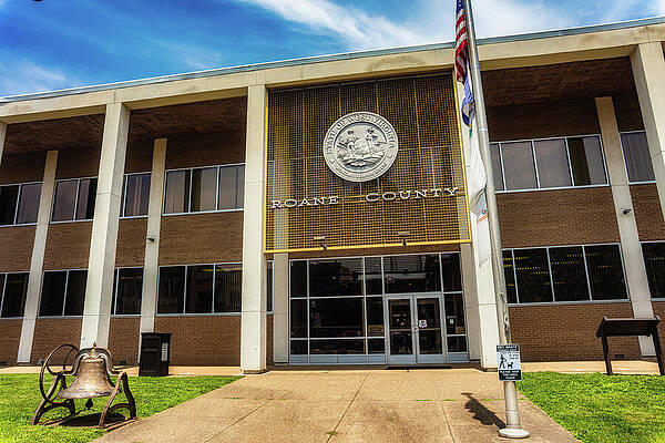 West Virginia Photograph - West Virginia Roane County Courthouse In Spencer by Jonny D