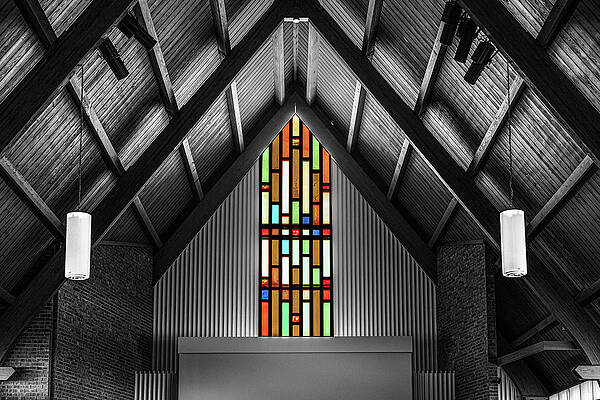 Wall Art featuring the photograph Westgate Church Of Christ by Steve Templeton