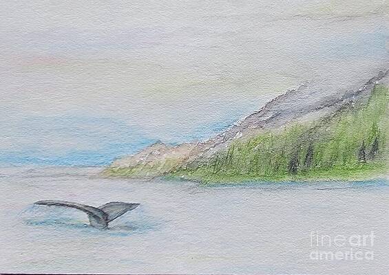 Painting - Whale's Tales by Angela J Murray