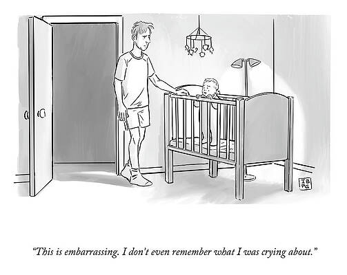 Dad Drawing - What I Was Crying About by Pia Guerra and Ian Boothby