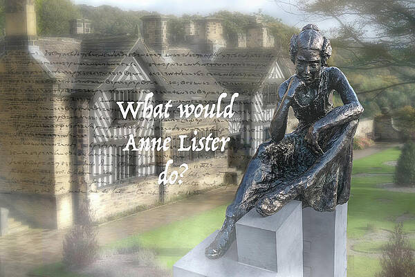 Abstract Wall Art featuring the photograph What Would Anne Lister Do? by Sue Leonard