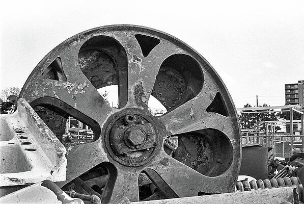Wall Art featuring the photograph Wheel Of Industry by Steven Nelson