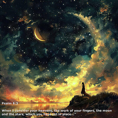 Digital Art - When I Consider Your Heavens by Gian Smith