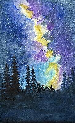 Night Sky with Milky Way Wall Art