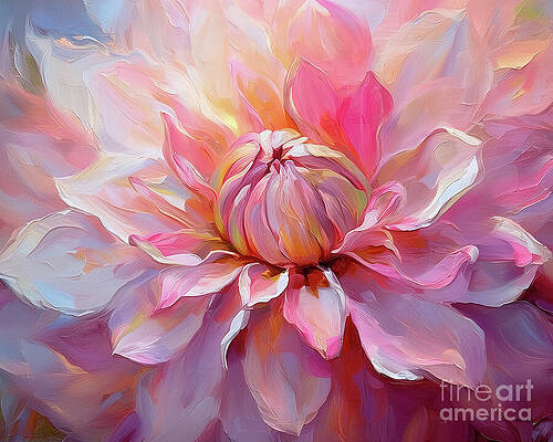 Nature Wall Art featuring the ai art Whimsy Girl by Macro Abundance