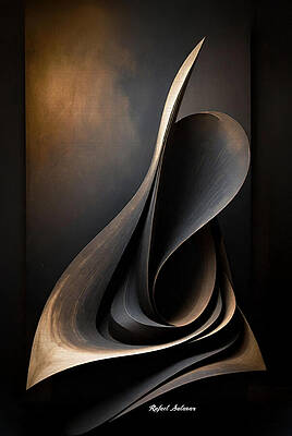 Modern Wall Art featuring the digital art Whispers Of Form by Rafael Salazar