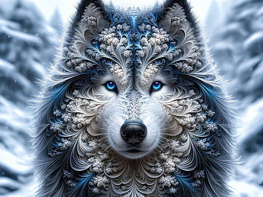 Majestic Wall Art featuring the digital art Whispers Of The Tundra by Bill And Linda Tiepelman