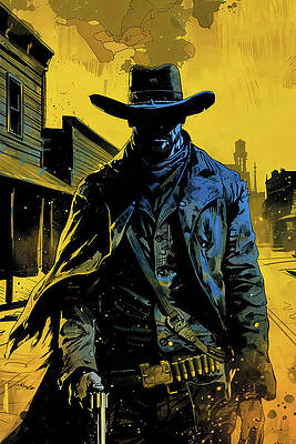 Historical Painting - Whispers Of The West, The Stranger's Arrival, 06 by AM FineArtPrints