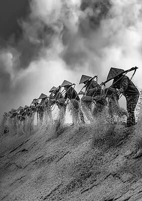 Harvesting in the Clouds Photograph