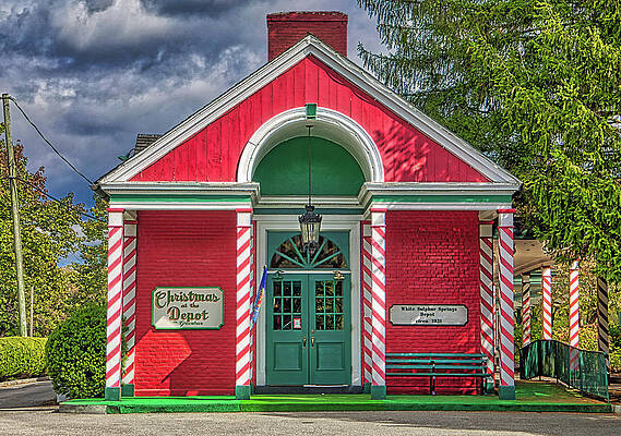 West Virginia Photograph - White Sulphur Springs Depot by Jonny D