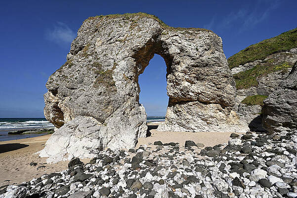 Wall Art featuring the photograph Whiterock Arch by Steven Nelson
