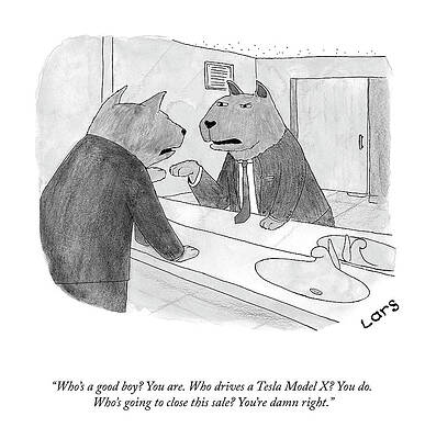 Good Drawing - Who's A Good Boy? by Lars Kenseth