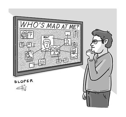 Humorous Chart of Relationships Wall Art