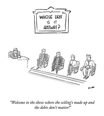 Limit Drawing - Whose Debt Is It Anyway? by Evan Lian