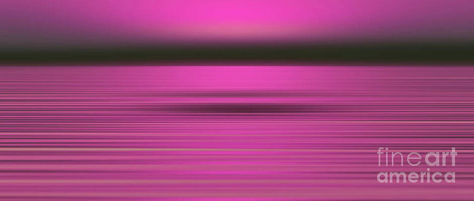 Vibrant Photograph - Wide Abstract Scape Sunset by Stefano Senise