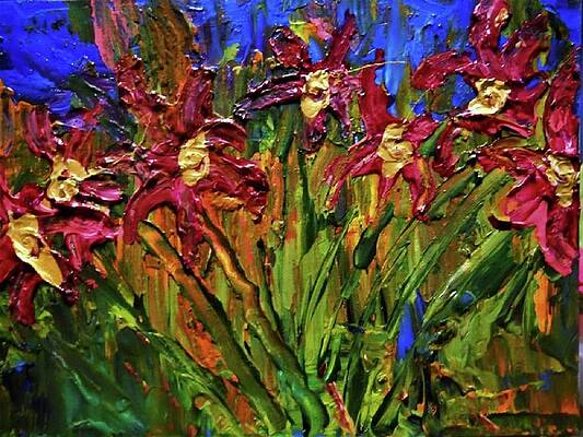 Flower Wall Art featuring the painting Wild Thing by Stacey Torres